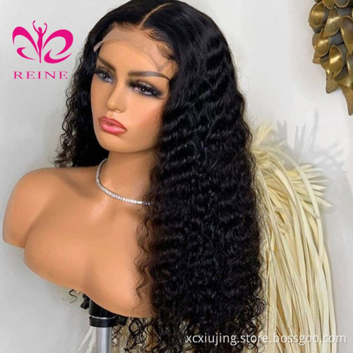 30 Inch 32Inch Indian Virgin Human Hair Wigs,Brazilian Peruvian Body Wave 4X4 Cuticle Aligned 3 Part Lace Closure Wig